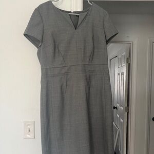 Ann Taylor Charcoal Gray Suit Dress Size 14P